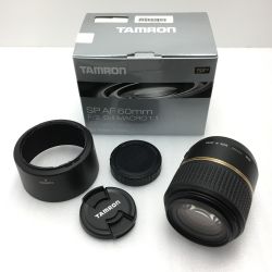 ☆☆ TAMRON タムロン SP AF 60mm F/2 マクロ Di II ニコン用 交換レンズ G005NII Bランク