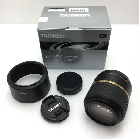  TAMRON タムロン SP AF 60mm F/2 マクロ Di II ニコン用 交換レンズ G005NII