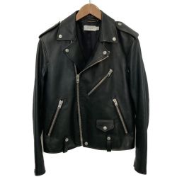 ☆☆ COACH コーチ ダブルライダース ジャケット レザー SIZE46 メンズ 57454 ブラック Bランク