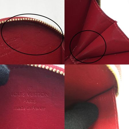  LOUIS VUITTON ルイヴィトン ヴェルニ ポルト・モネ・ラパン コインケース M91389 ポムダムール 小銭入れ
