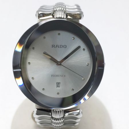  RADO ラドー フローレンス デイト 腕時計 129.3763.4 シルバー メンズ クォーツ