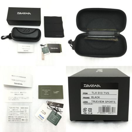  DAIWA ダイワ TALEX 偏光グラス トゥルービュースポーツ アイウェア TLX013 ブラック