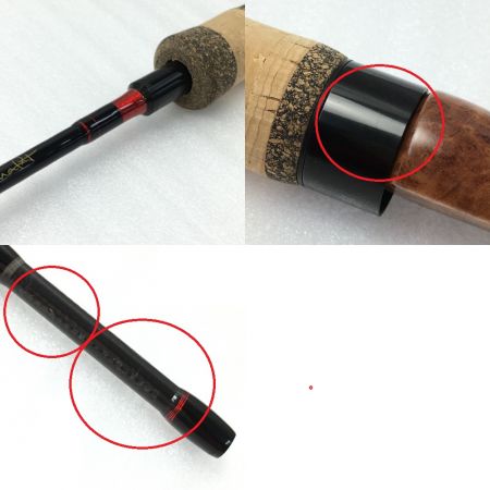  D-3 custom lures カスタムルアーズ ブラキストン ルアーロッド ケース付き BKT-511L BC