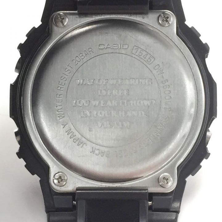 CASIO カシオ G-SHOCK VICTIMコラボ 5周年記念モデル DW-5600VT VICTIMコラボ ブラック クォーツ メンズ 腕時計 ｜中古｜なんでもリサイクルビッグバン