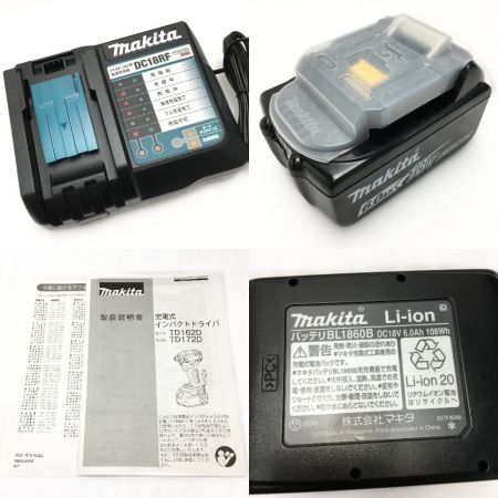  MAKITA マキタ インパクトドライバー TD172D
