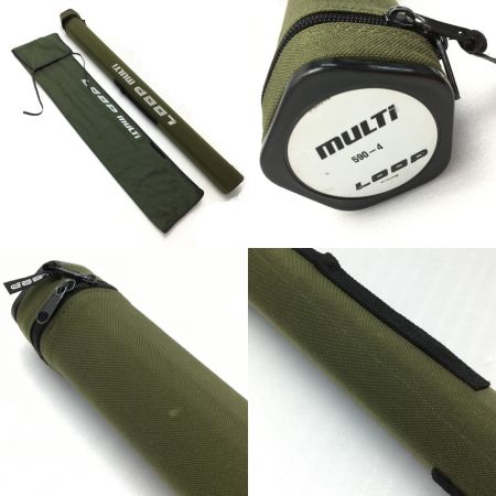  LOOP ループ 590-4 MULTI 9'0" #5 フライロッド ケース付き 590-4