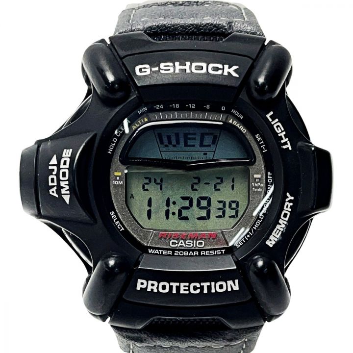中古】 CASIO カシオ G-SHOCK RISEMAN DW-9100ZJ-1T ブラック クォーツ メンズ 腕時計｜総合リサイクルショップ  なんでもリサイクルビッグバン オンラインストア