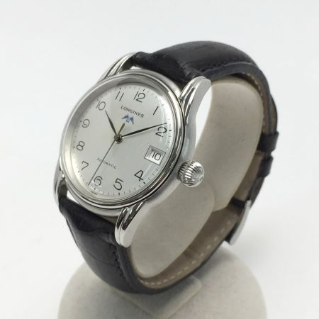  LONGINES ロンジン ラウンドウォッチ デイト アンティーク Ref:L4.660.4 SN:27071256 シルバー 自動巻き メンズ 腕時計 箱・取説有