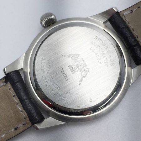  LONGINES ロンジン ラウンドウォッチ デイト アンティーク Ref:L4.660.4 SN:27071256 シルバー 自動巻き メンズ 腕時計 箱・取説有