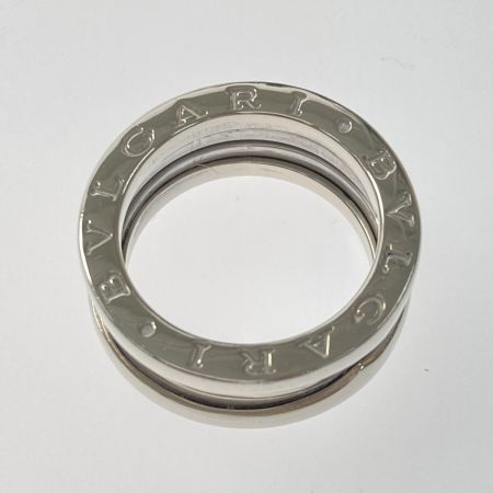  BVLGARI ブルガリ B-zero1 2バンド リング B-zero1 K18WG #51 指輪 ビーゼロワン
