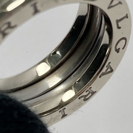  BVLGARI ブルガリ B-zero1 2バンド リング B-zero1 K18WG #51 指輪 ビーゼロワン