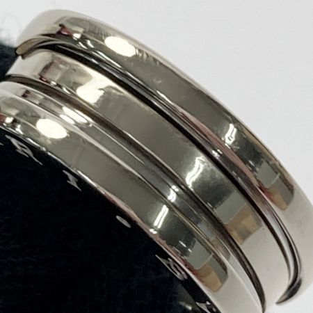  BVLGARI ブルガリ B-zero1 2バンド リング B-zero1 K18WG #51 指輪 ビーゼロワン