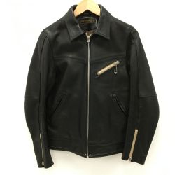 ☆☆ LOST CONTROL レザージャケット ホースレザー SIZE 1 メンズ L11F3-5159 ブラック Bランク