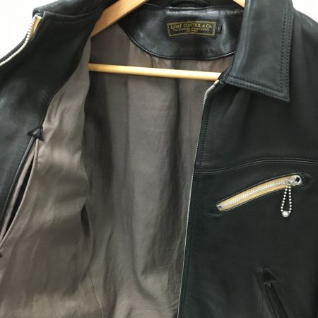  LOST CONTROL レザージャケット ホースレザー SIZE 1 メンズ L11F3-5159 ブラック