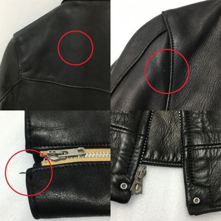  LOST CONTROL レザージャケット ホースレザー SIZE 1 メンズ L11F3-5159 ブラック