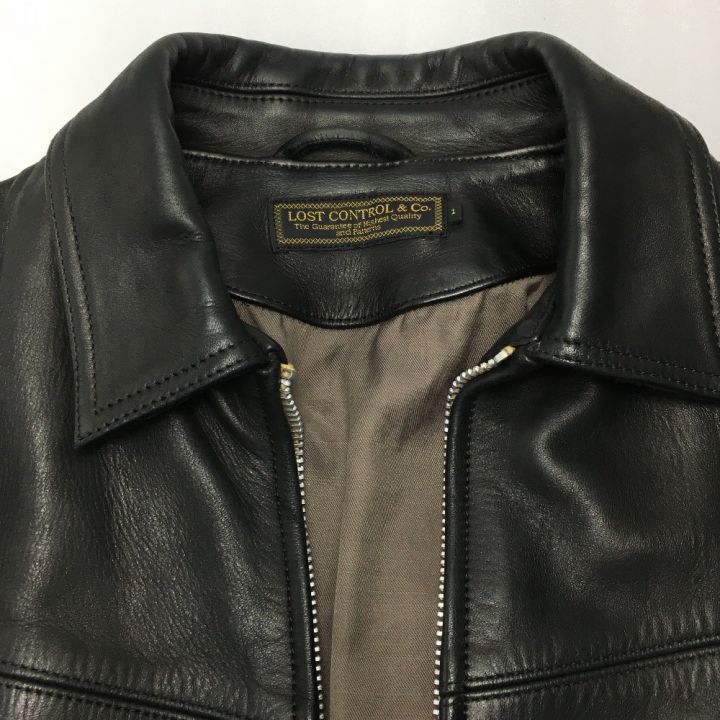 LOST CONTROL レザージャケット ホースレザー SIZE 1 メンズ
