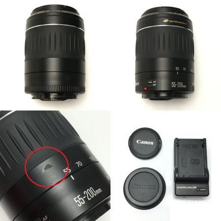  CANON キャノン EOS Rebel T2i (EOS Kiss X4) EF55-200mm F4.5-5.6 II USM デジタル一眼レフカメラ DS126271