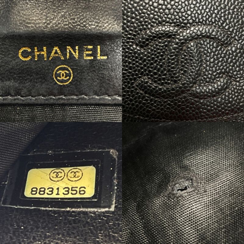 中古】 CHANEL シャネル ココマーク Wホック二つ折り財布 A13496 ...