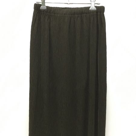  ISSEY MIYAKE イッセイミヤケ プリーツスカート M レディース IM74-FG904 ブラウン