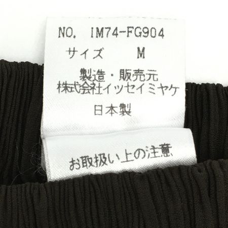  ISSEY MIYAKE イッセイミヤケ プリーツスカート M レディース IM74-FG904 ブラウン