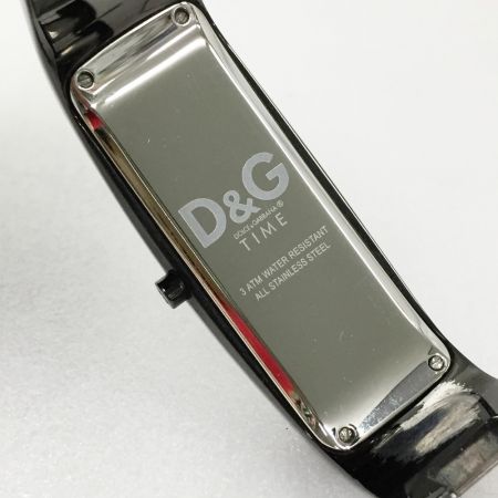  DOLCE & GABBANA ドルチェアンドガッバーナ TIME INTELLIGENCE レディース腕時計 DW0256 シルバー×ブラック クォーツ