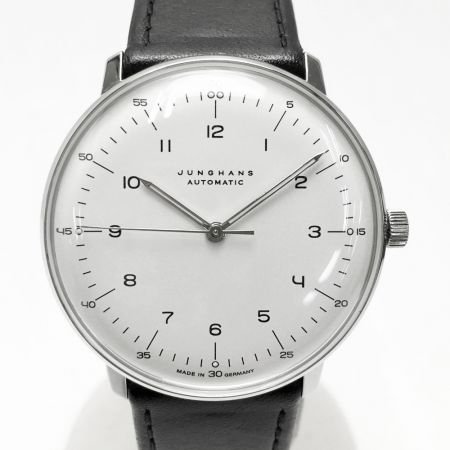  JUNGHANS マックスビル  Ref:27.3500.00 1506-11127 自動巻き 腕時計 箱・取説有