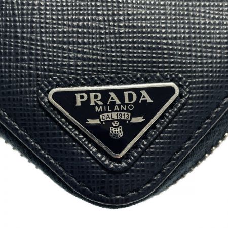  PRADA プラダ コインケース 小物入れ 2MM358 NERO サフィアーノ レザー 箱・ギャランティ有