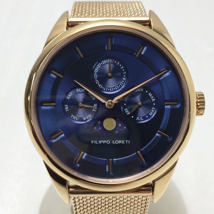 Filippo Loreti Venice Moonphase V4105.X-10792 クォーツ 腕時計｜中古｜なんでもリサイクルビッグバン