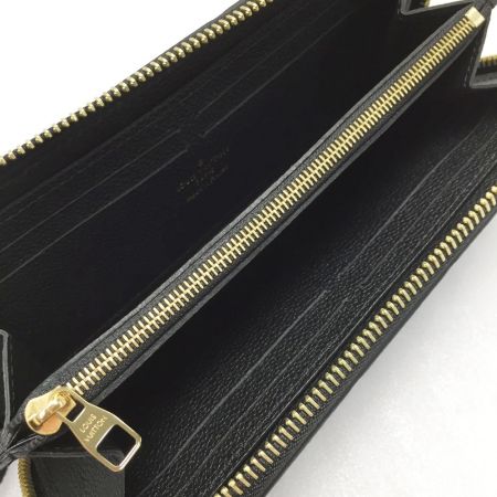  LOUIS VUITTON ルイヴィトン モノグラム アンプラント ポルトフォイユ・クレマンス M60171 ノワール 長財布 布袋有