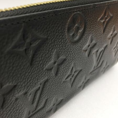  LOUIS VUITTON ルイヴィトン モノグラム アンプラント ポルトフォイユ・クレマンス M60171 ノワール 長財布 布袋有