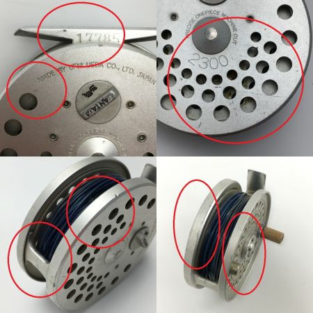  ufmウエダ CANTATA カンタータ 2300 フライリール