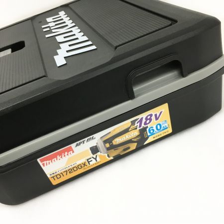  MAKITA マキタ インパクトドライバ イエロー 18V-6.0Ah TD172DGX ｲｴﾛｰ