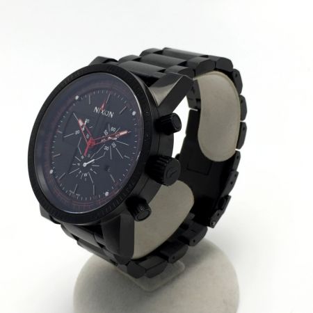  NIXON ニクソン マグナコン THE MAGNACON クロノグラフ ブラック クォーツ メンズ 腕時計