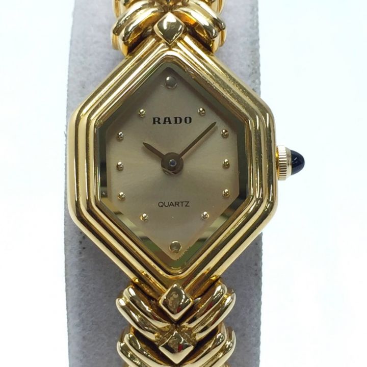 RADO ラドー レディース アンティークウォッチ Ref:133.9711.2 ゴールド クォーツ 腕時計｜中古｜なんでもリサイクルビッグバン