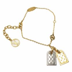 ☆☆ LOUIS VUITTON ルイヴィトン ブレスレット ナノグラム M63142 GP 箱有 Bランク