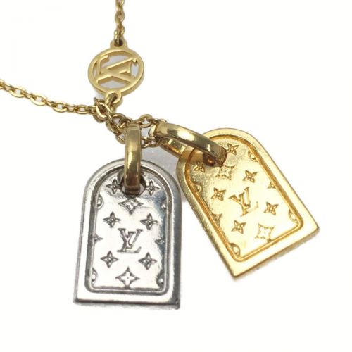 中古】 LOUIS VUITTON ルイヴィトン ブレスレット ナノグラム M63142