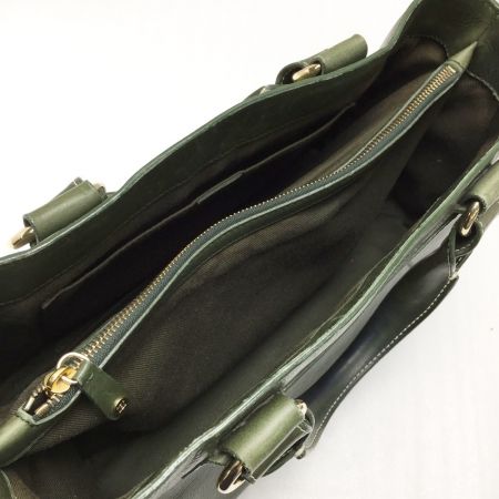  CELINE セリーヌ ブギーバッグ カーフ CE00/15 グリーン ハンドバッグ 布袋有