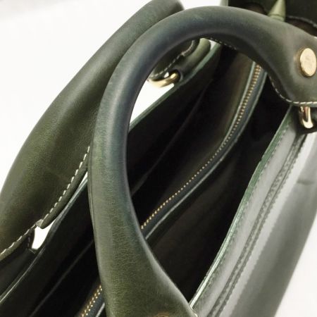  CELINE セリーヌ ブギーバッグ カーフ CE00/15 グリーン ハンドバッグ 布袋有