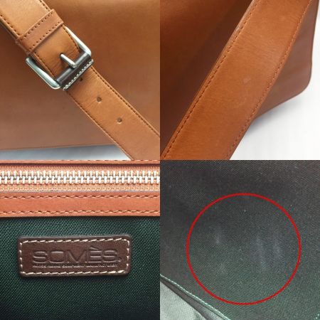  Somes Saddle ソメスサドル ブルトン ショルダーバッグ BR-24 キャメル レザー メンズ