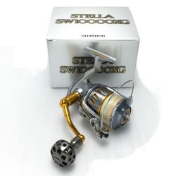 ☆☆ SHIMANO シマノ 08 ステラ SW10000XG カスタムハンドル スピニングリール 02149 Bランク