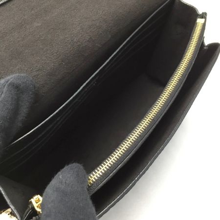  LOUIS VUITTON ルイヴィトン ヴァヴァン ポートフォリオ チェーンウォレット M63398 ノワール 財布 ショルダー