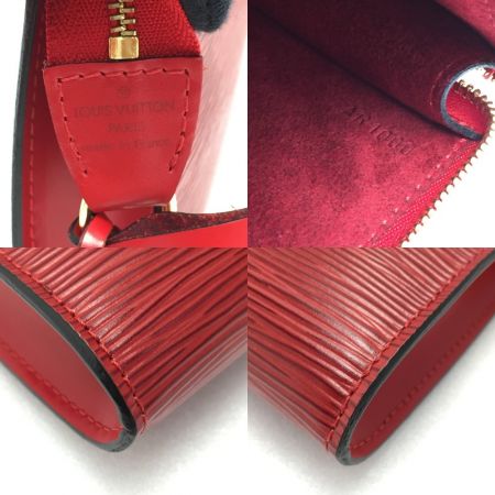  LOUIS VUITTON ルイヴィトン ポシェット アクセソワール M52947 カスティリアンレッド コスメ アクセサリーポーチ