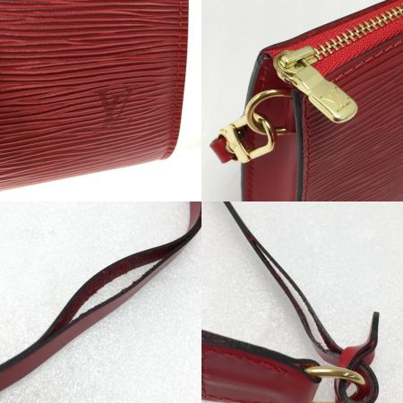  LOUIS VUITTON ルイヴィトン ポシェット アクセソワール M52947 カスティリアンレッド コスメ アクセサリーポーチ