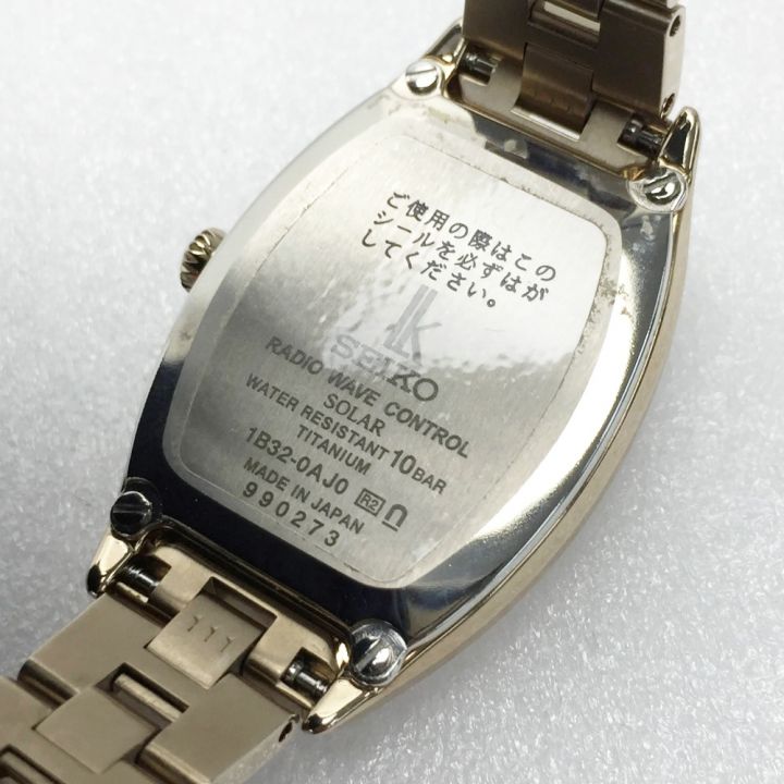 SEIKO セイコー LUKIA ルキア ソーラー 電波 腕時計 SSQW046 レディゴールド 箱・取説有｜中古｜なんでもリサイクルビッグバン