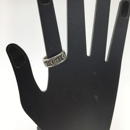  GUCCI グッチ ダブルG シルバーリング 21号 シルバー925 指輪