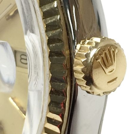  ROLEX ロレックス デイトジャスト コンビ K18 16013 /5318690 シャンパン 自動巻き メンズ 腕時計