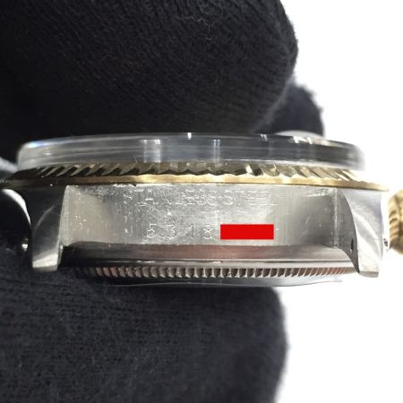  ROLEX ロレックス デイトジャスト コンビ K18 16013 /5318690 シャンパン 自動巻き メンズ 腕時計