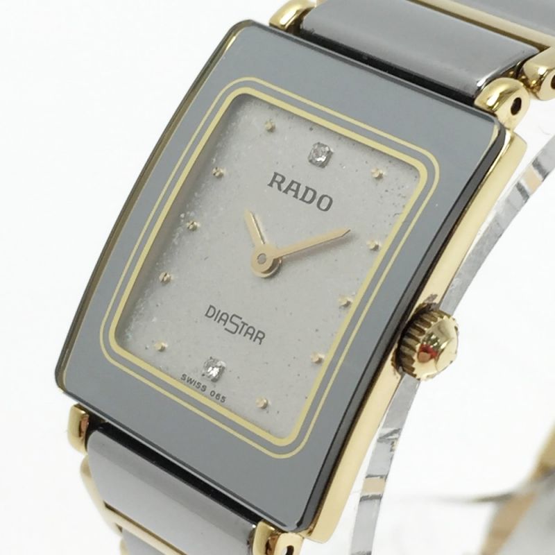 [美品]RADO ラドー レディース時計ダイヤスター153.0383.3 稼動品ラドー