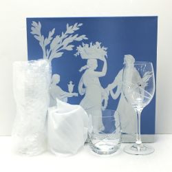 ☆☆ Wedgwood ウェッジウッド ワイン&タンブラーグラス セット プロミシス Aランク