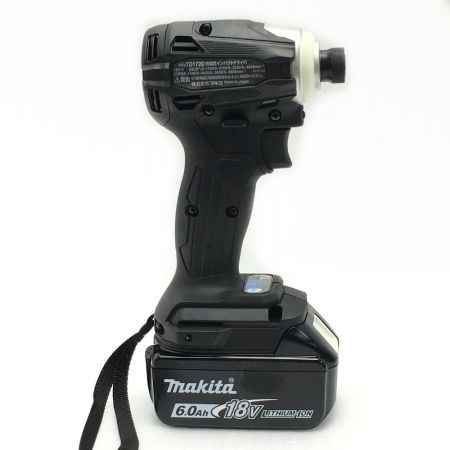  MAKITA マキタ インパクトドライバ ブラック 18V-6.0Ah  TD172DRGXB